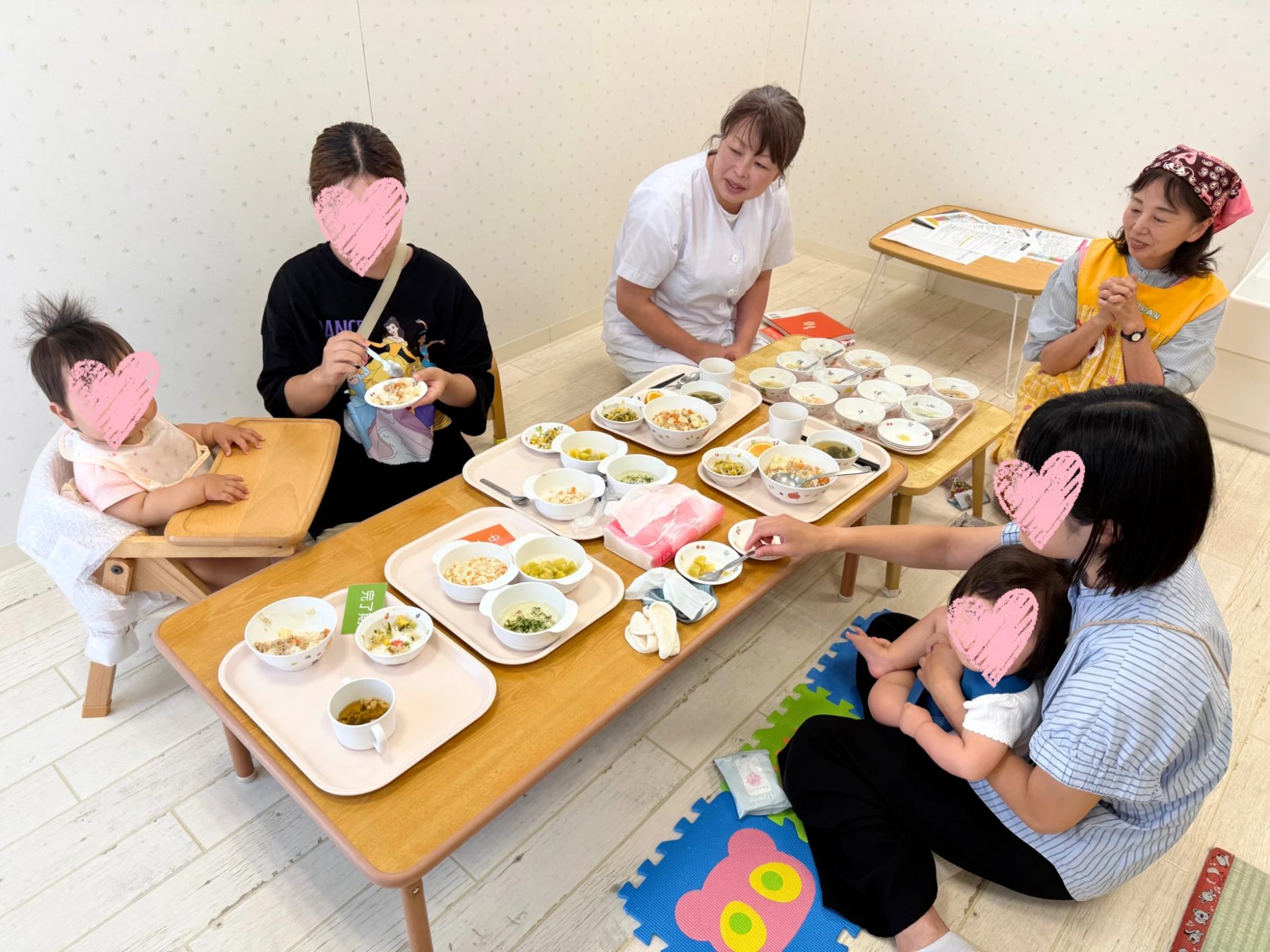 離乳食お悩み解決ランチの様子